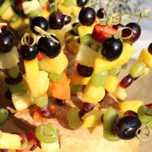 Brochette de fruits de saison