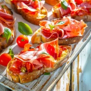 Tapas sur pain grillé x10