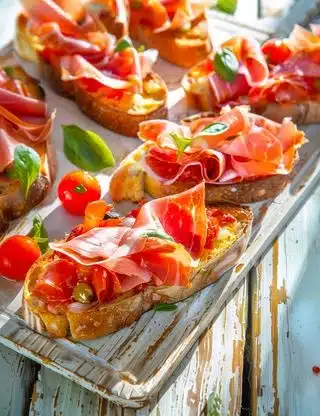 Tapas sur pain grillé x10