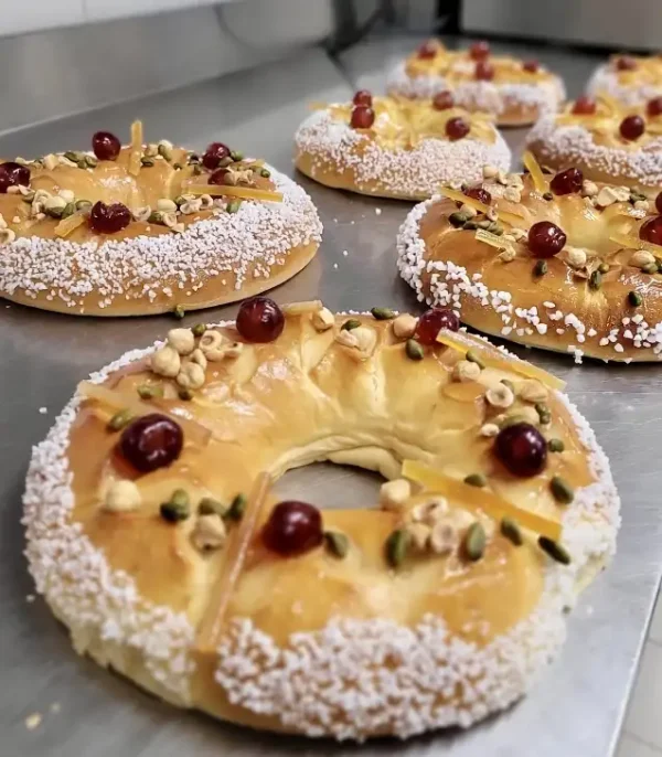 Galette briochée fruits confit