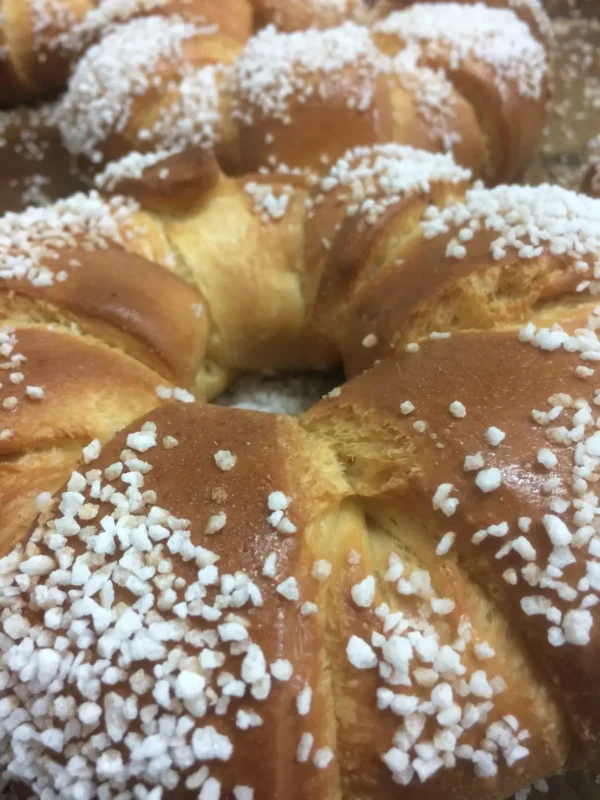 Galette briochée au pépites de sucre