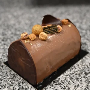 Bûche de noël - Chocolat noisette
